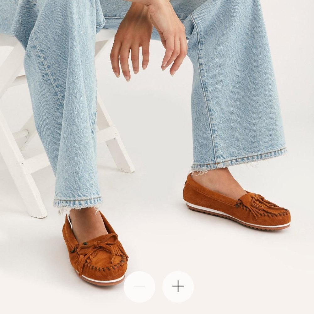 Minnetonka Kilty Plus Memory Foam Moccasins